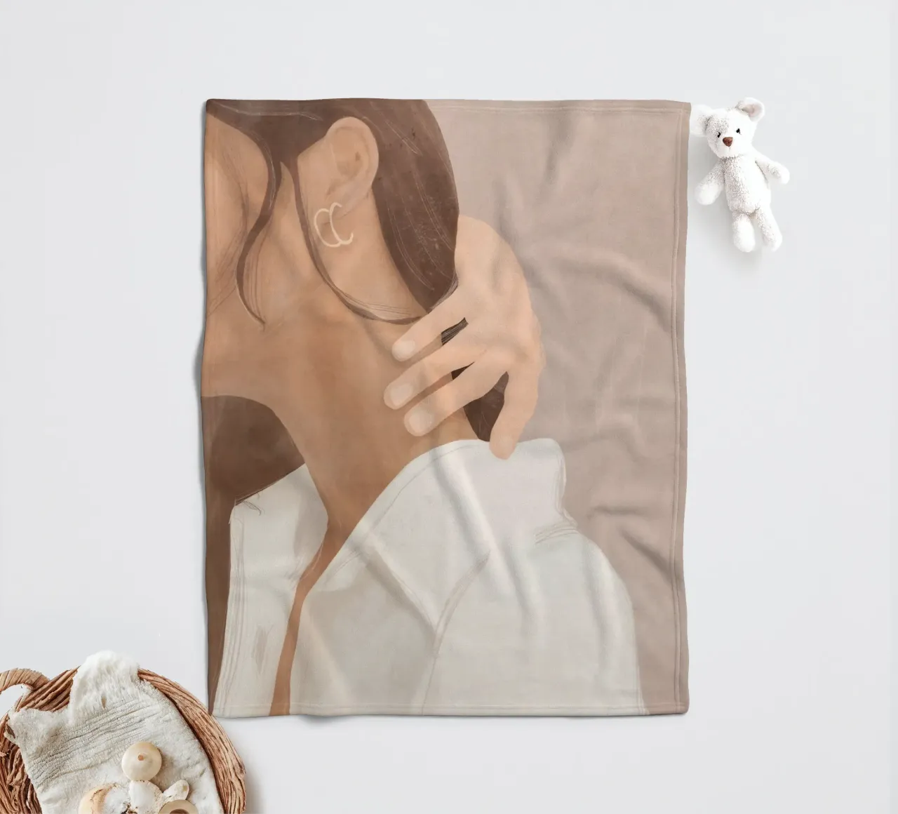 Soft Touch Fleecedecke von LeaDArt