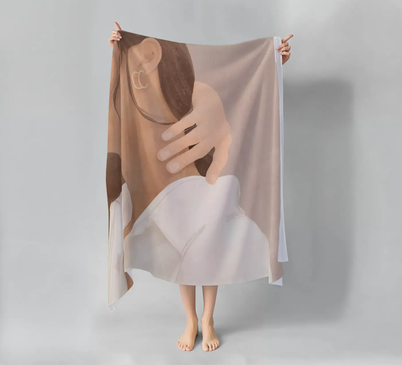 Tocco morbido telo mare da LeaDArt