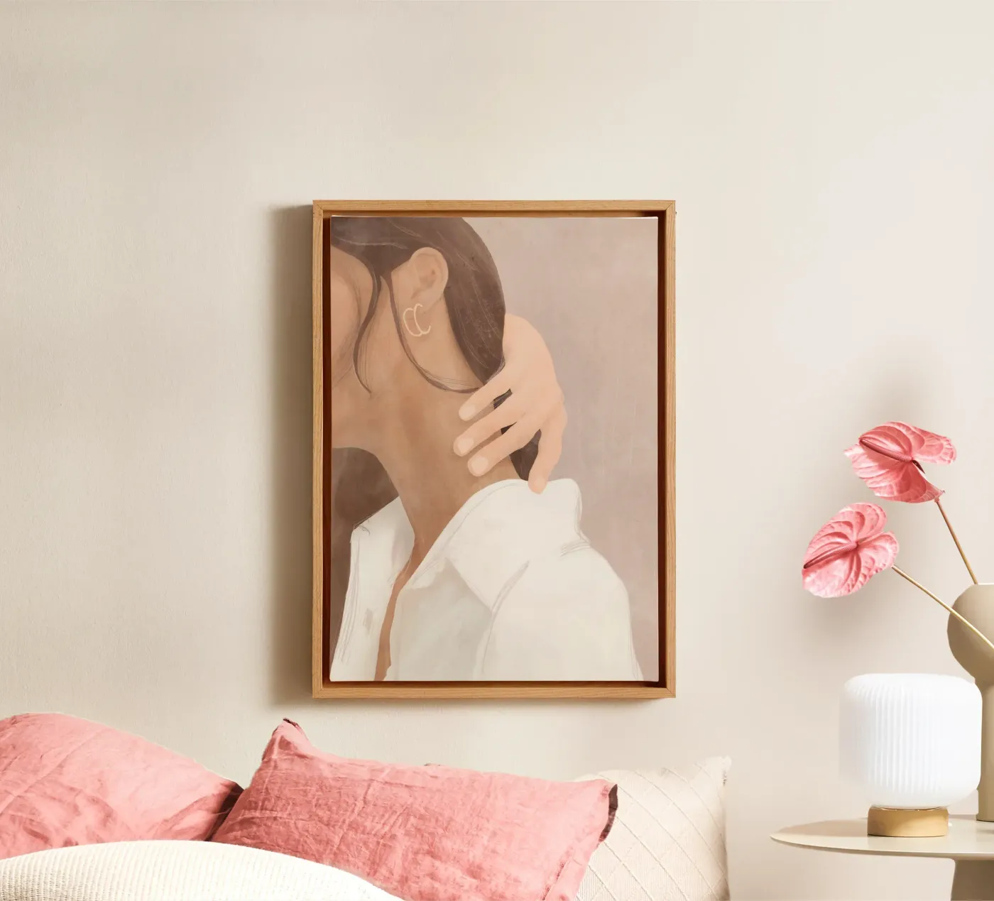 Soft Touch Leinwand von LeaDArt