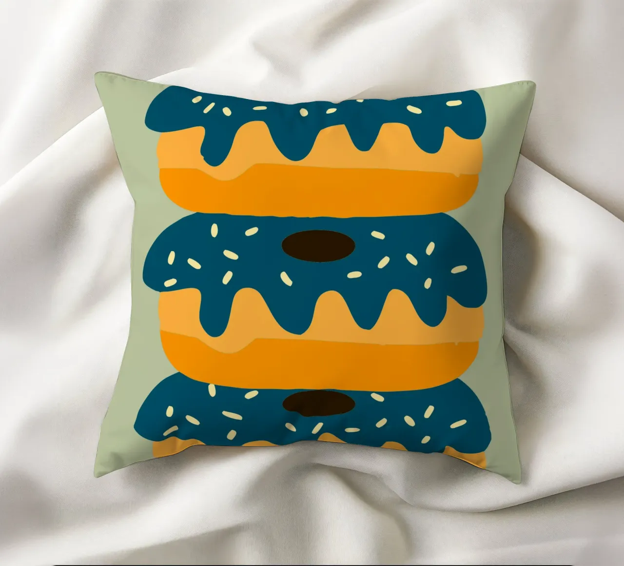Donuts decorative cushion by TRENDY POSTER SHOP