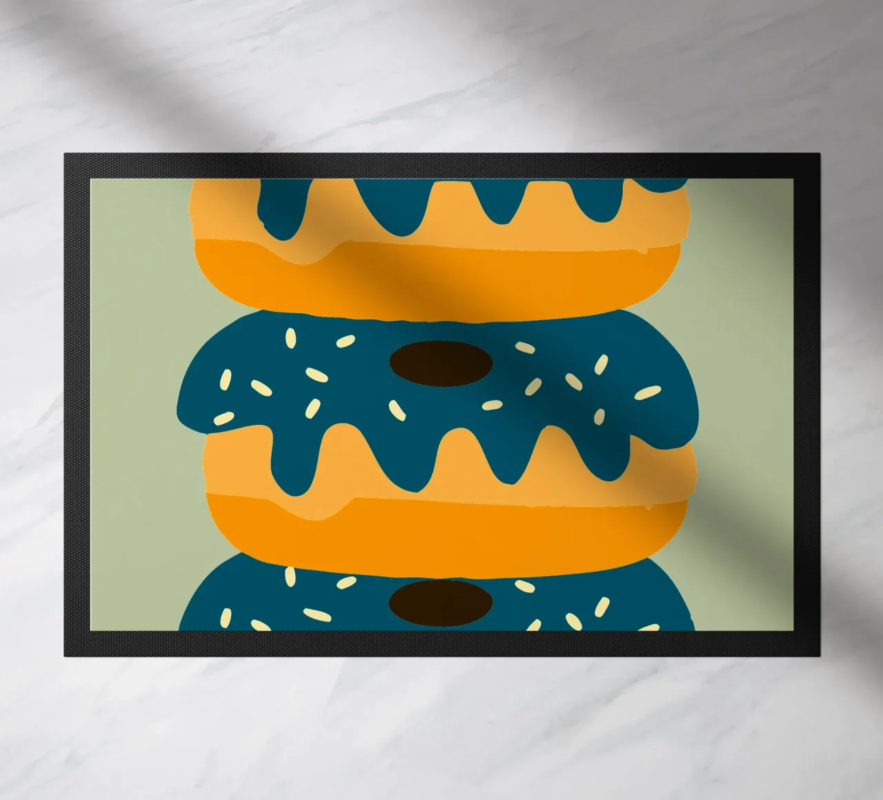 Donuts doormat by TRENDY POSTER SHOP