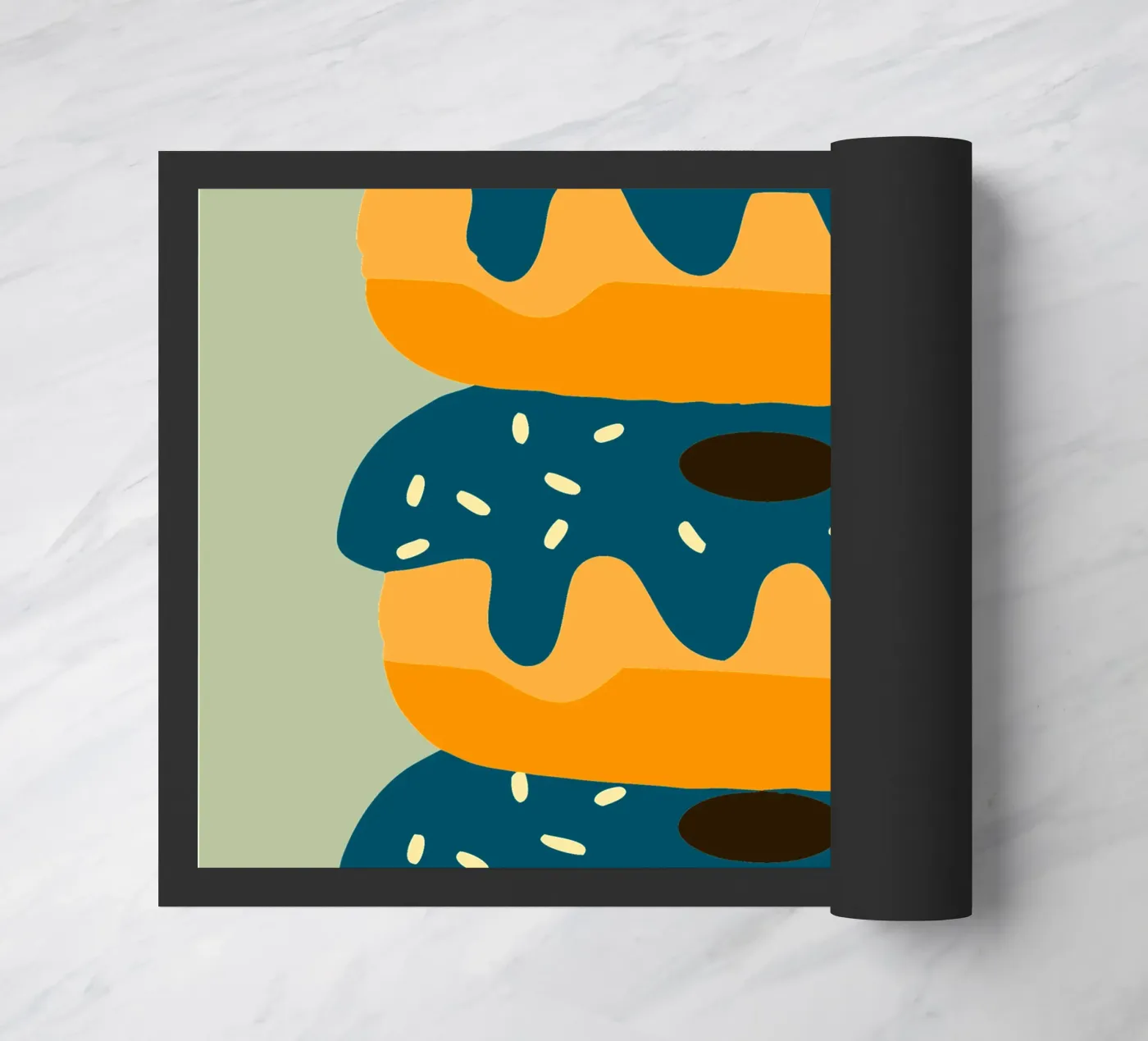 Donuts doormat by TRENDY POSTER SHOP