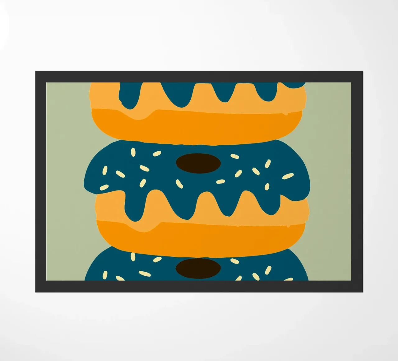 Donuts doormat by TRENDY POSTER SHOP