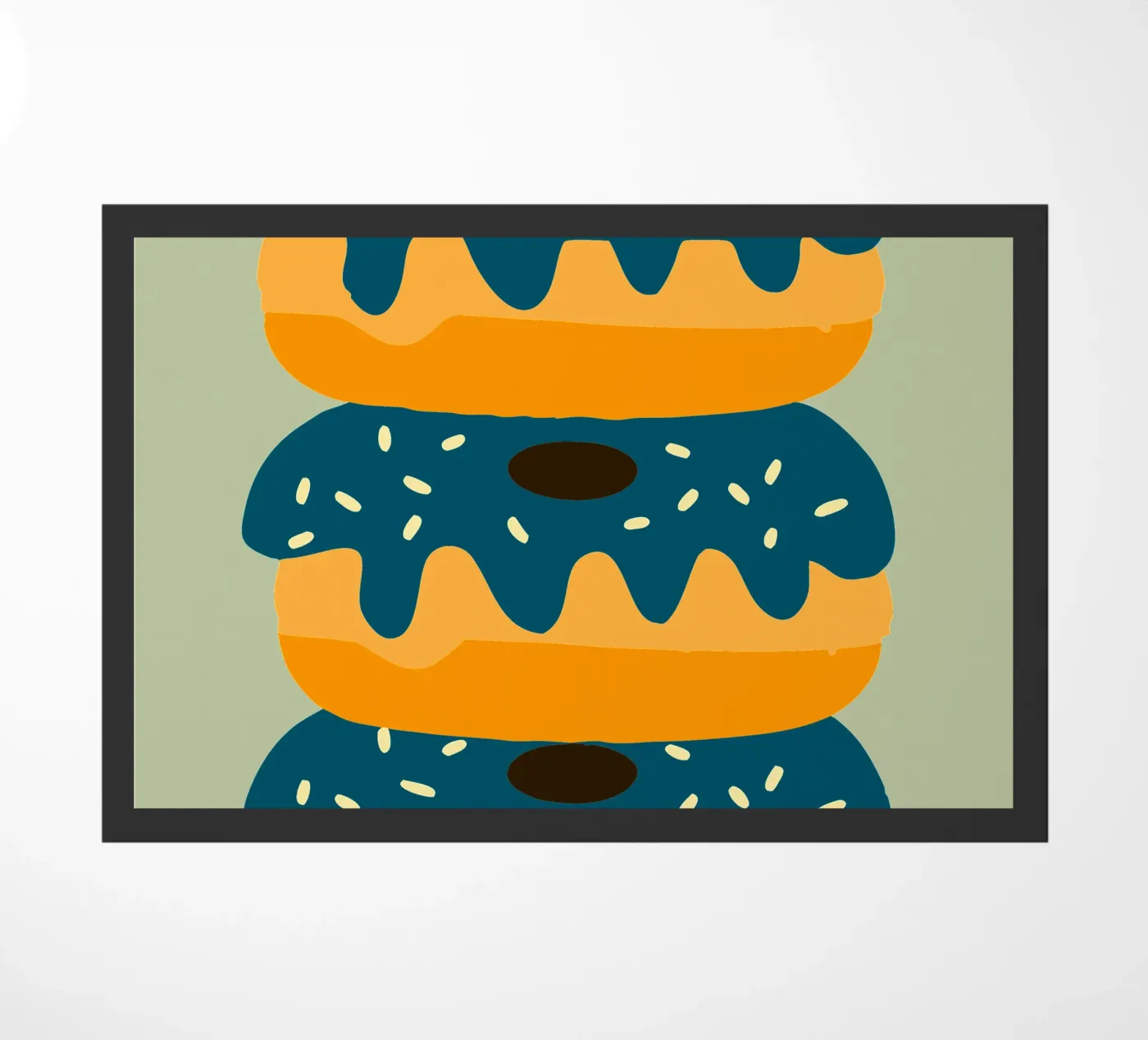 Donuts doormat by TRENDY POSTER SHOP