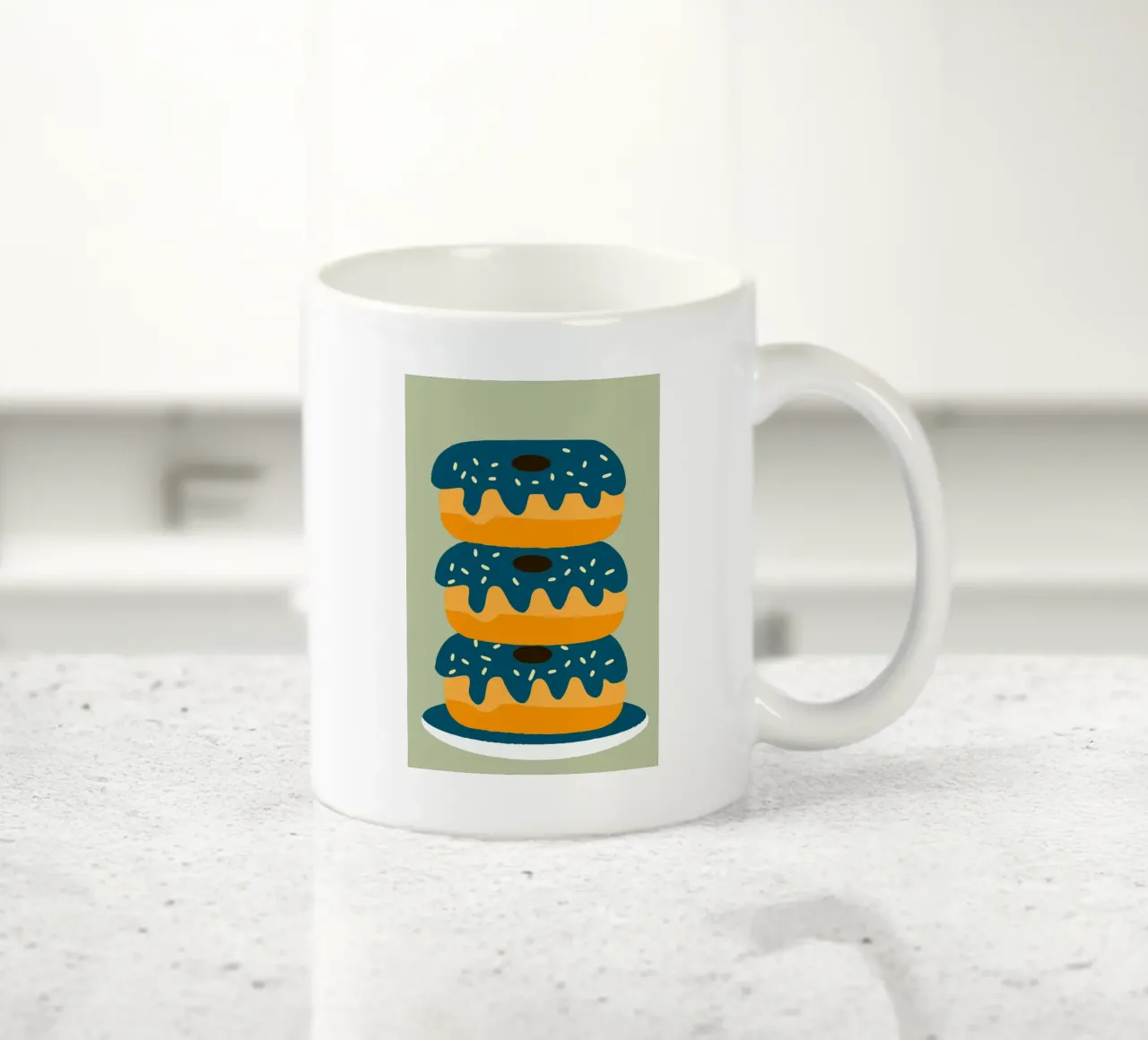 Donuts ceramic mug by TRENDY POSTER SHOP