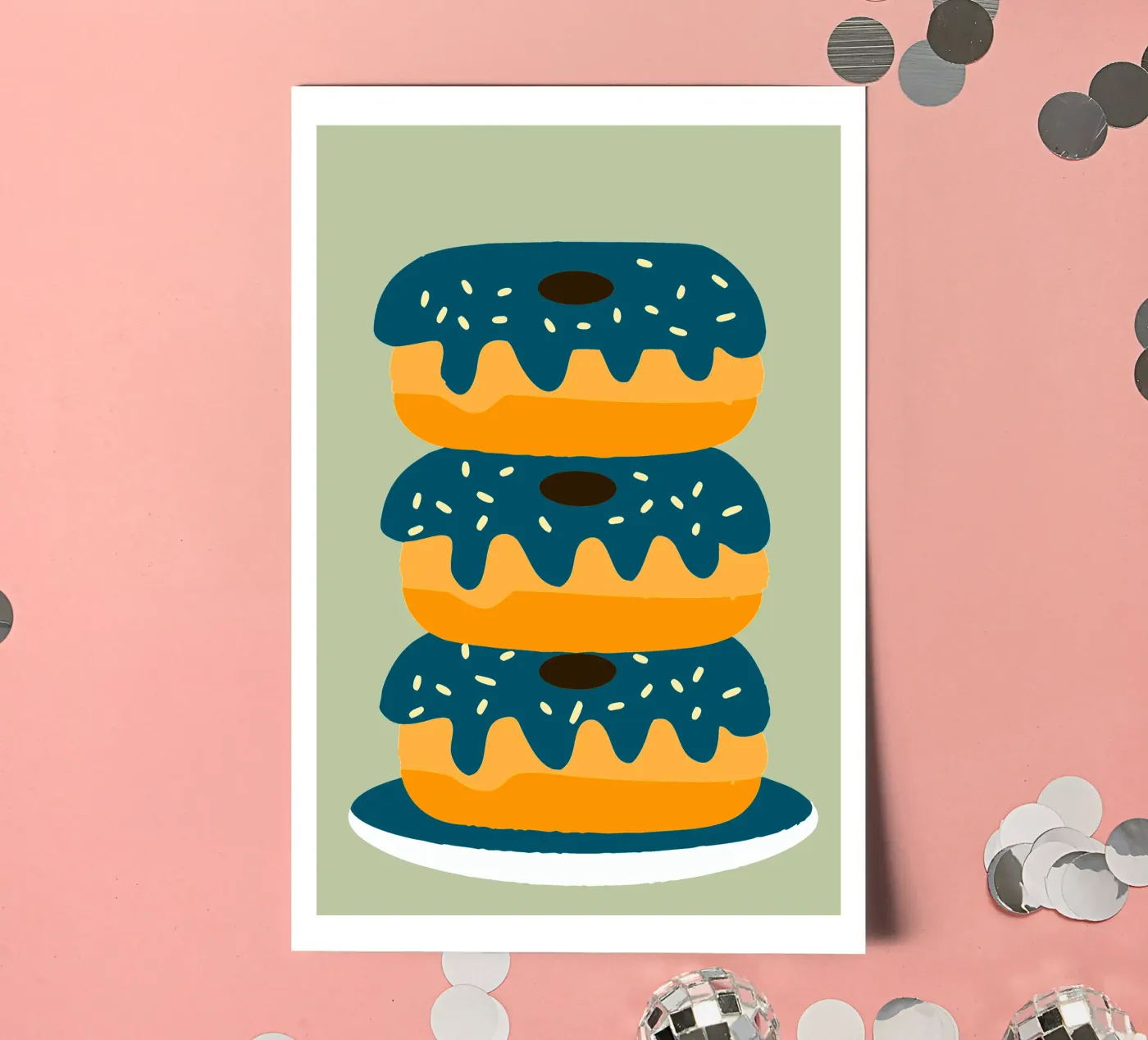 Donuts sticker sheet by TRENDY POSTER SHOP