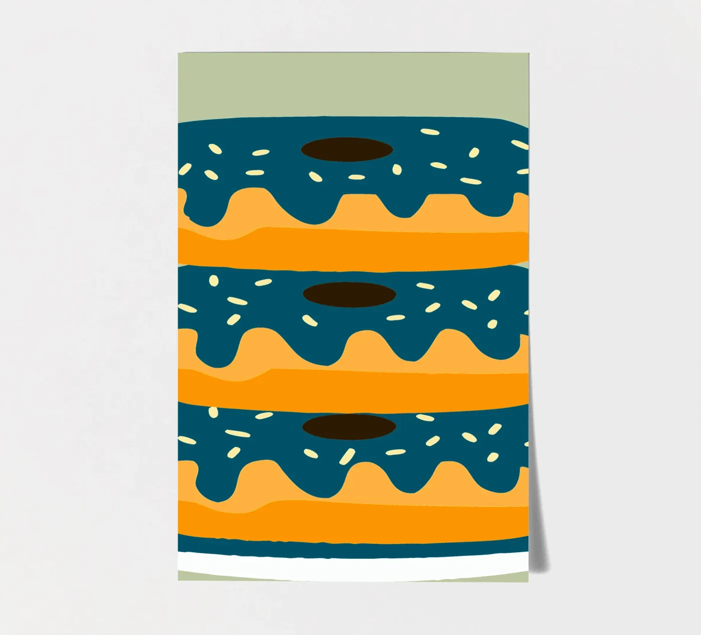 Donuts sticker sheet by TRENDY POSTER SHOP