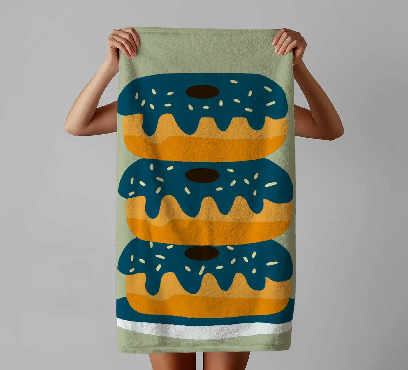 Donuts badhanddoek van TRENDY POSTER SHOP