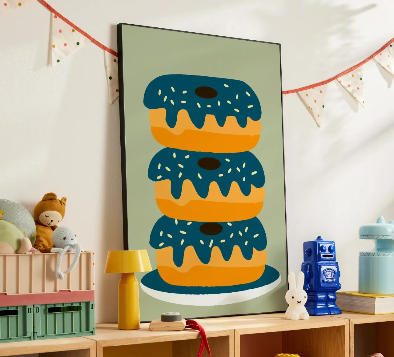 Donuts alu-dibond by TRENDY POSTER SHOP