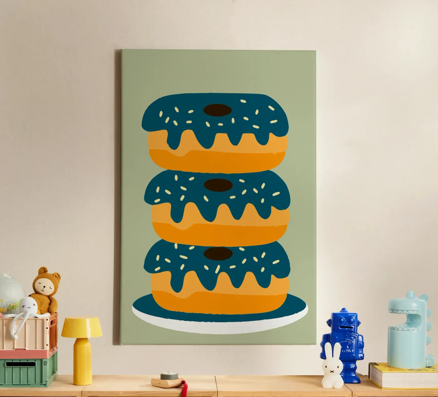Donuts canvas by TRENDY POSTER SHOP