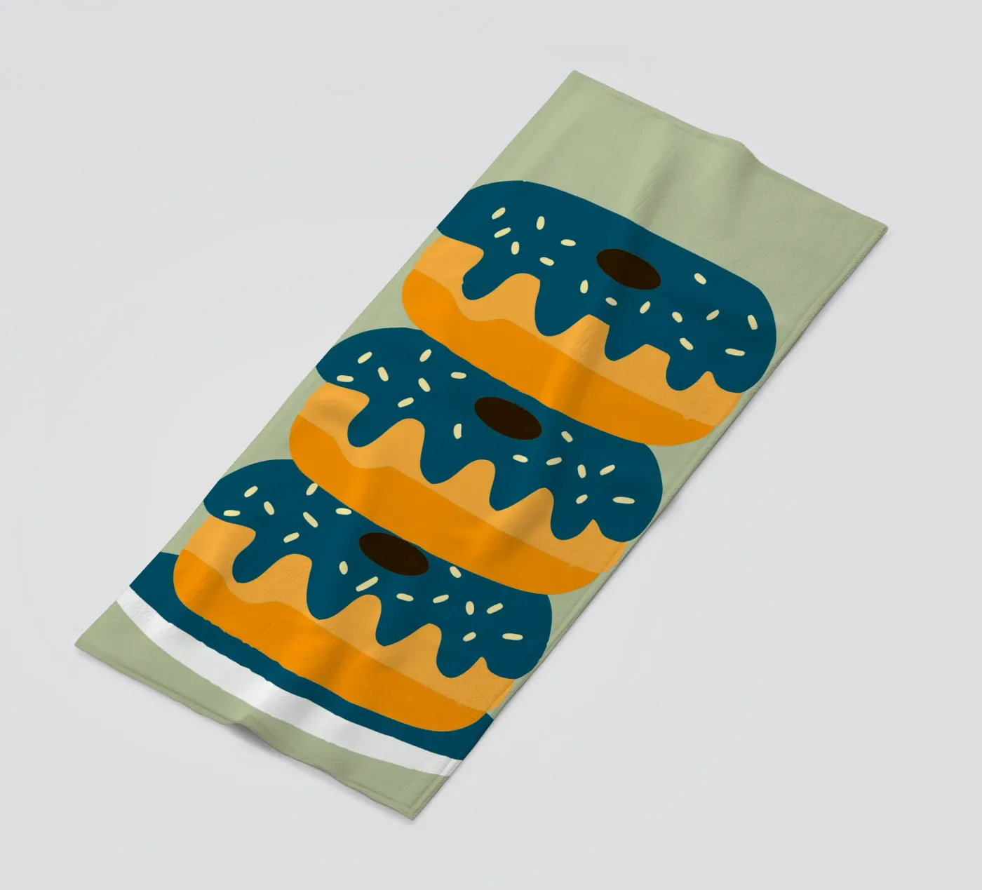 Donuts strandhanddoek van TRENDY POSTER SHOP
