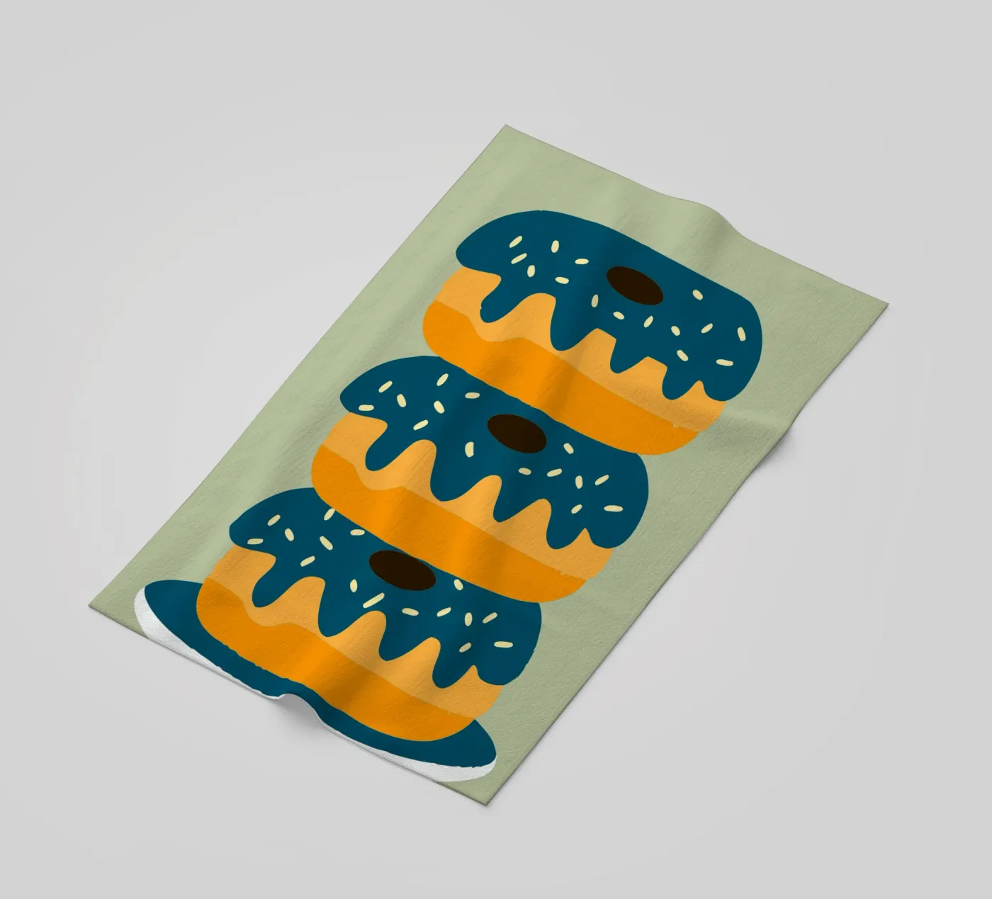 Donuts strandhanddoek van TRENDY POSTER SHOP