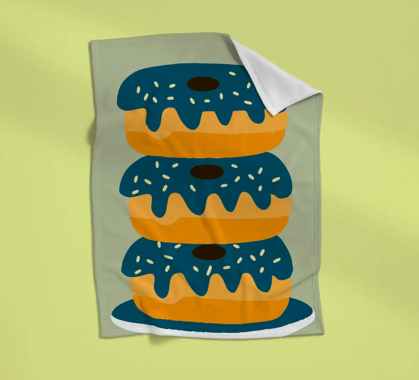 Donuts fleecedeken van TRENDY POSTER SHOP