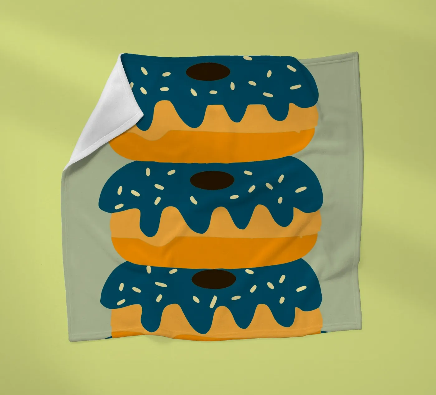 Donuts fleecedeken van TRENDY POSTER SHOP