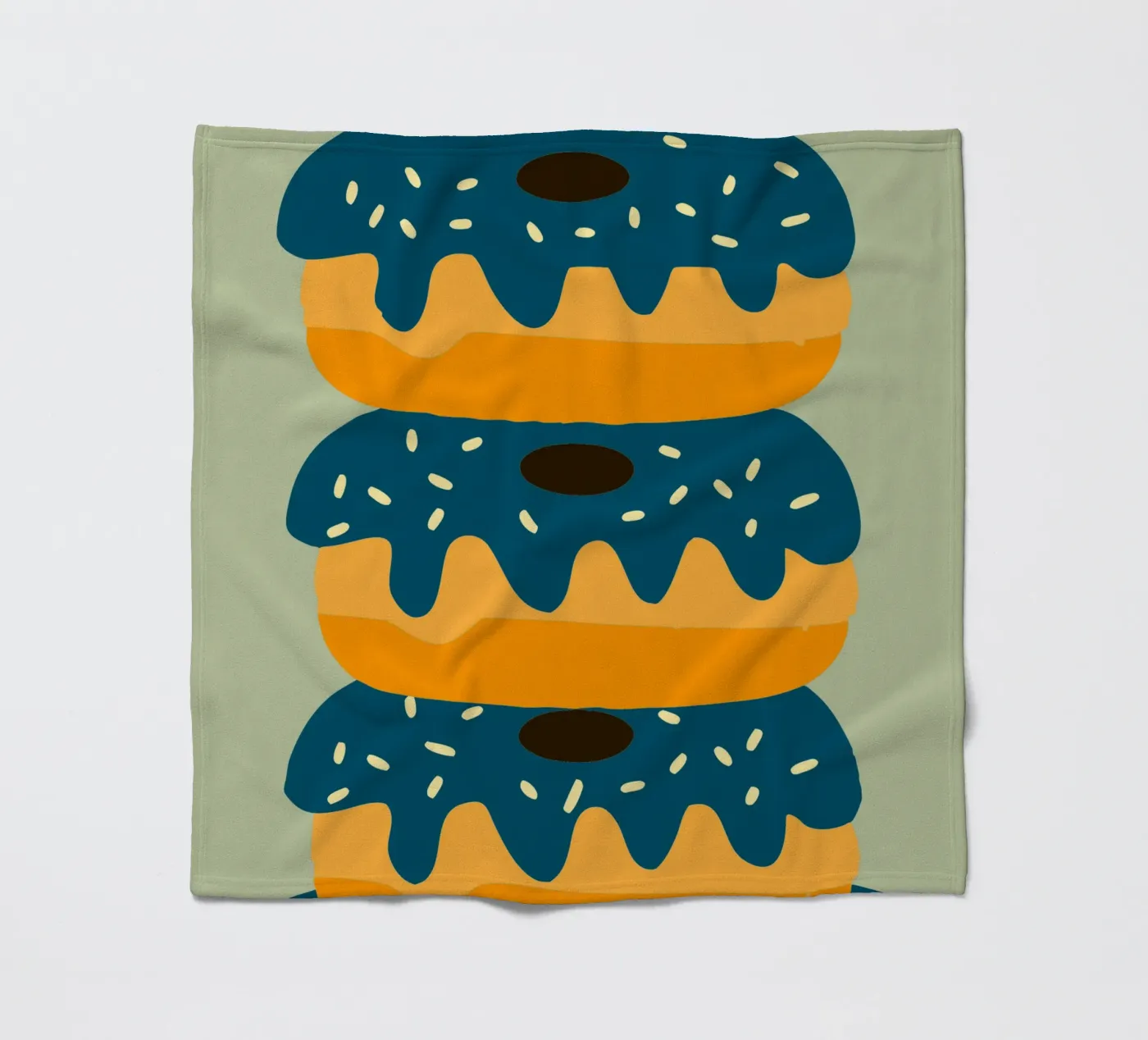 Donuts fleecedeken van TRENDY POSTER SHOP