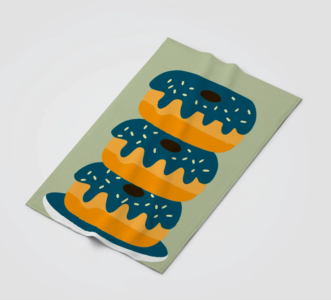 Donuts fleecedeken van TRENDY POSTER SHOP
