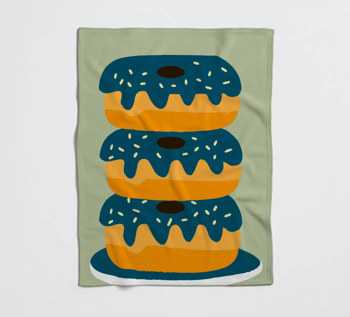 Donuts fleecedeken van TRENDY POSTER SHOP