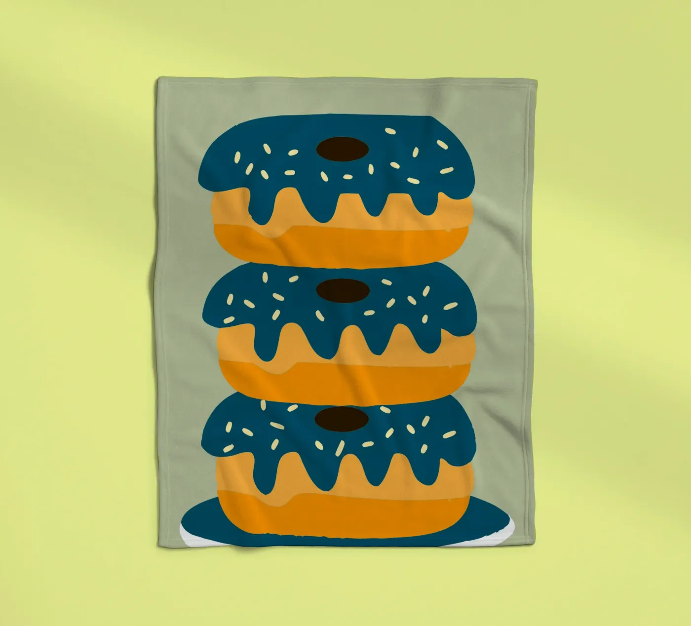 Donuts fleecedeken van TRENDY POSTER SHOP