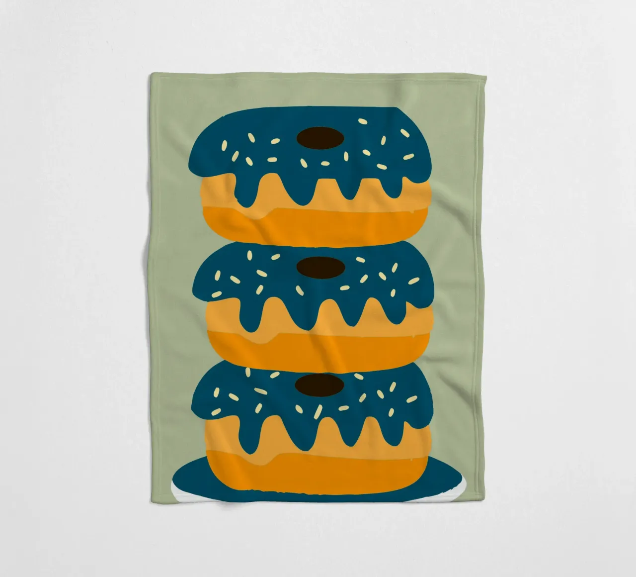 Donuts fleece blanket by TRENDY POSTER SHOP