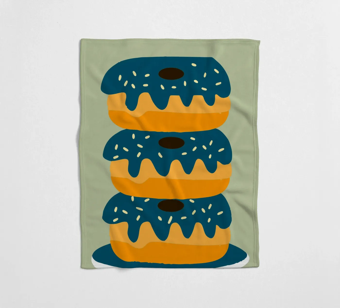 Donuts fleecedeken van TRENDY POSTER SHOP