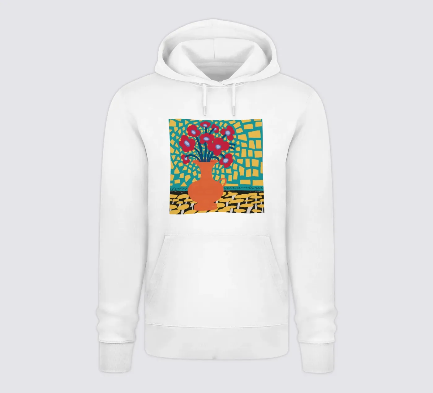Poppy Patchwork Joy Hoodie von Arcane Lines