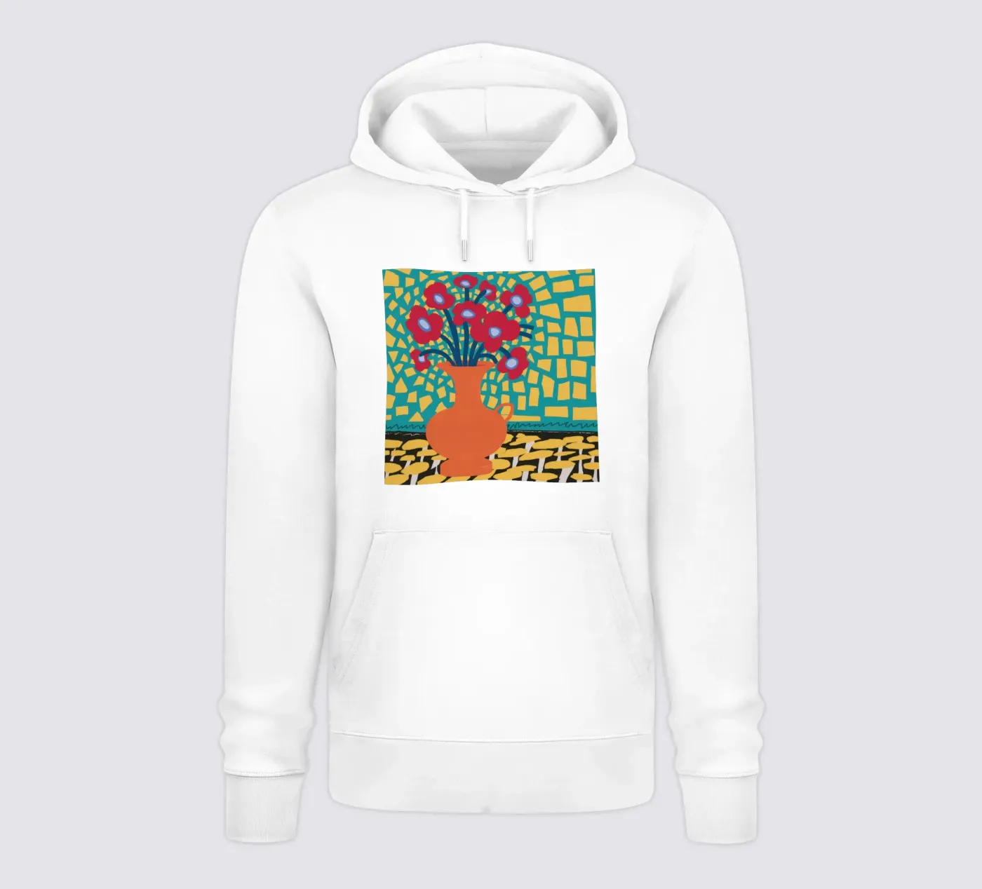 Poppy Patchwork Joy Hoodie von Arcane Lines