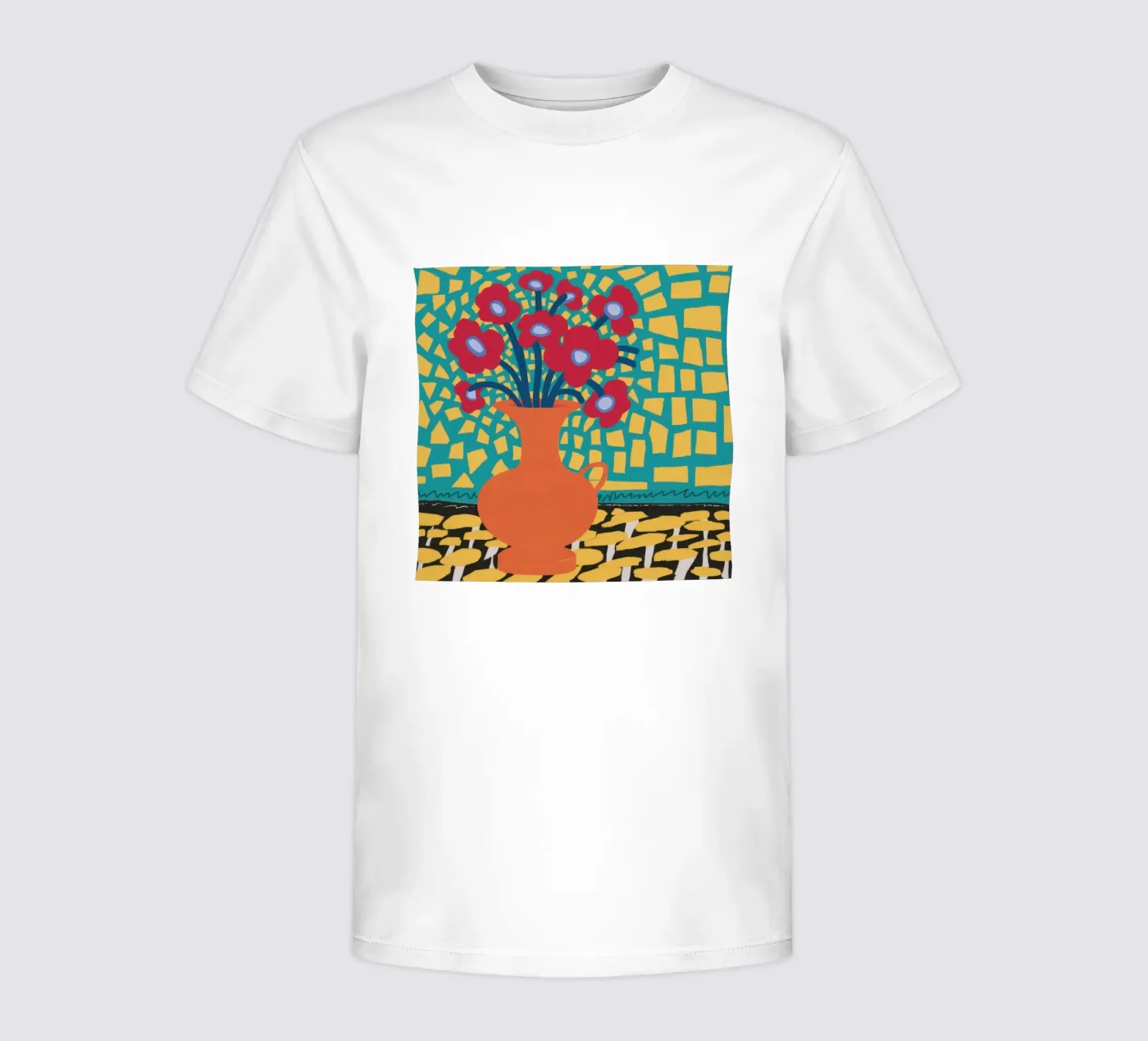 Poppy Patchwork Joy t-shirt enfant de Arcane Lines