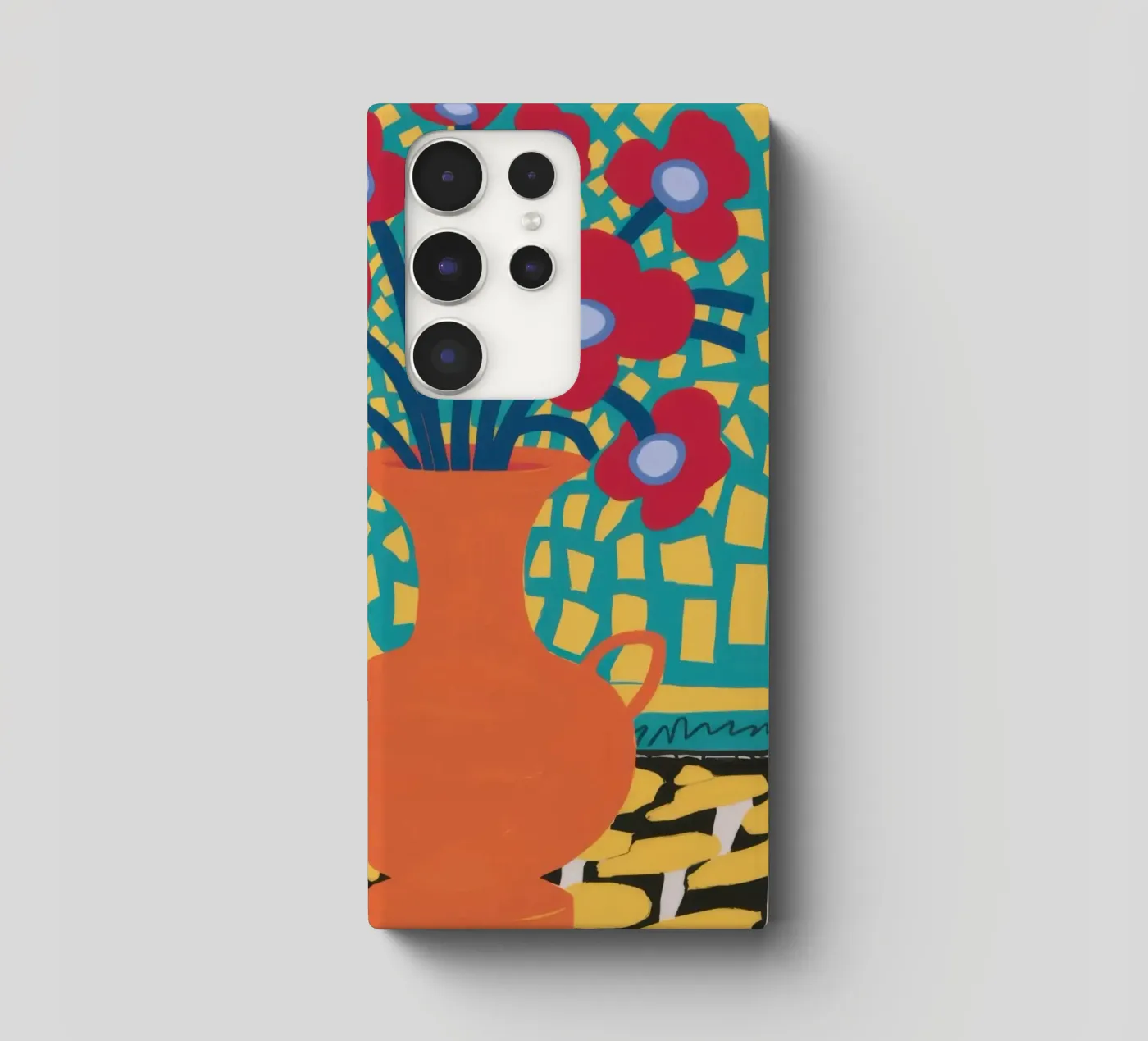 Papavero Patchwork Joy cover samsung da Arcane Lines