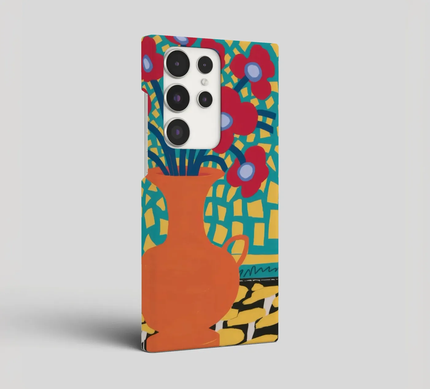 Papavero Patchwork Joy cover samsung da Arcane Lines