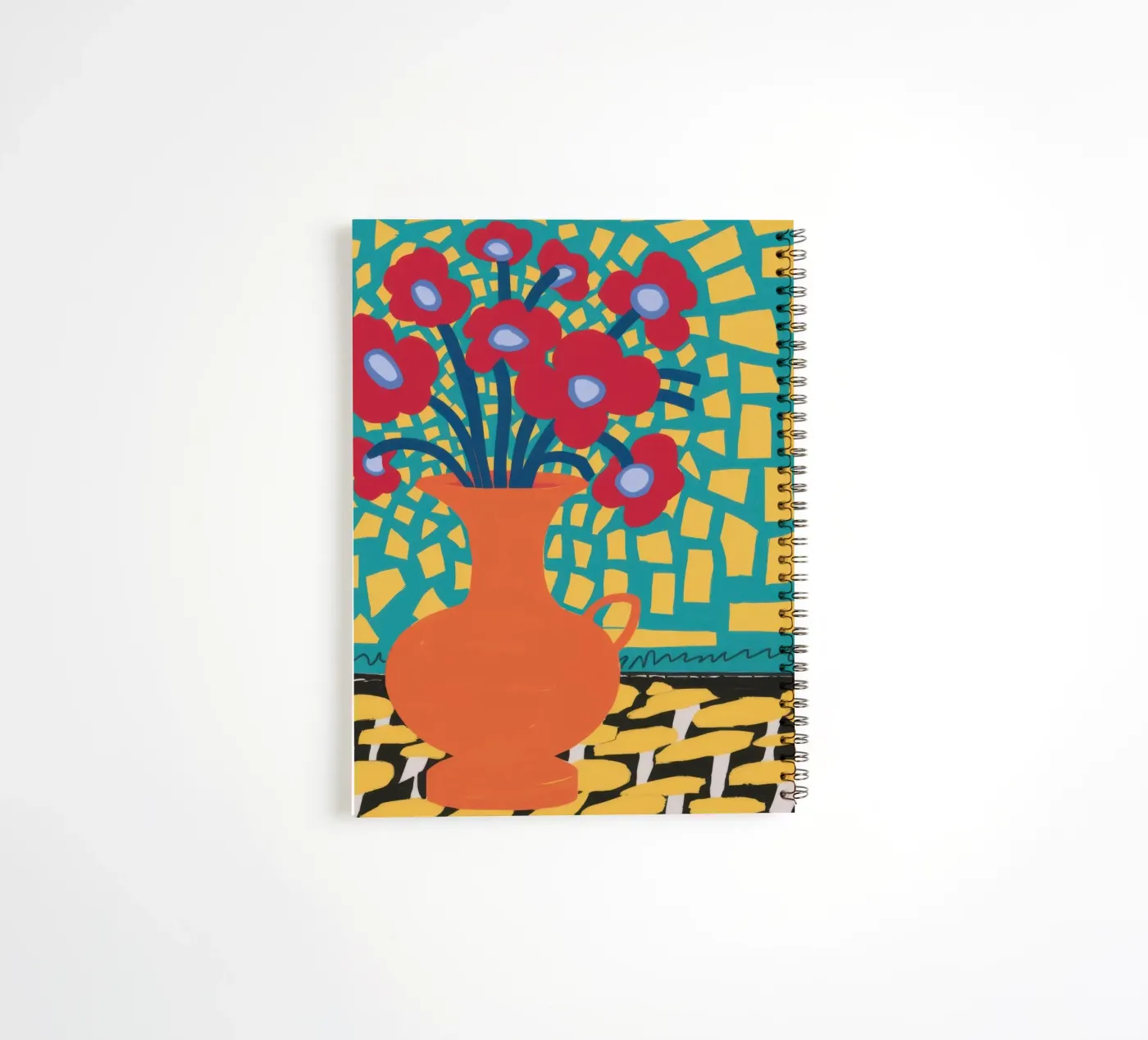 Mohn Patchwork Freude Ringbuch von Arcane Lines