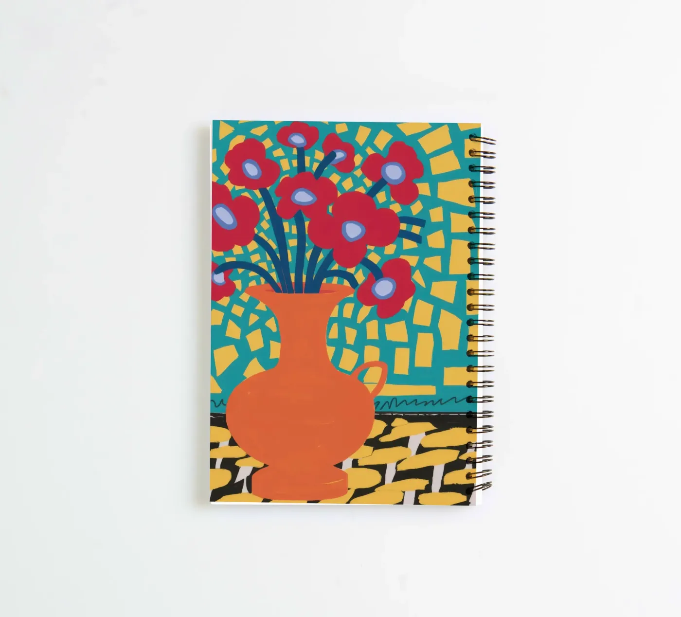 Mohn Patchwork Freude Ringbuch von Arcane Lines
