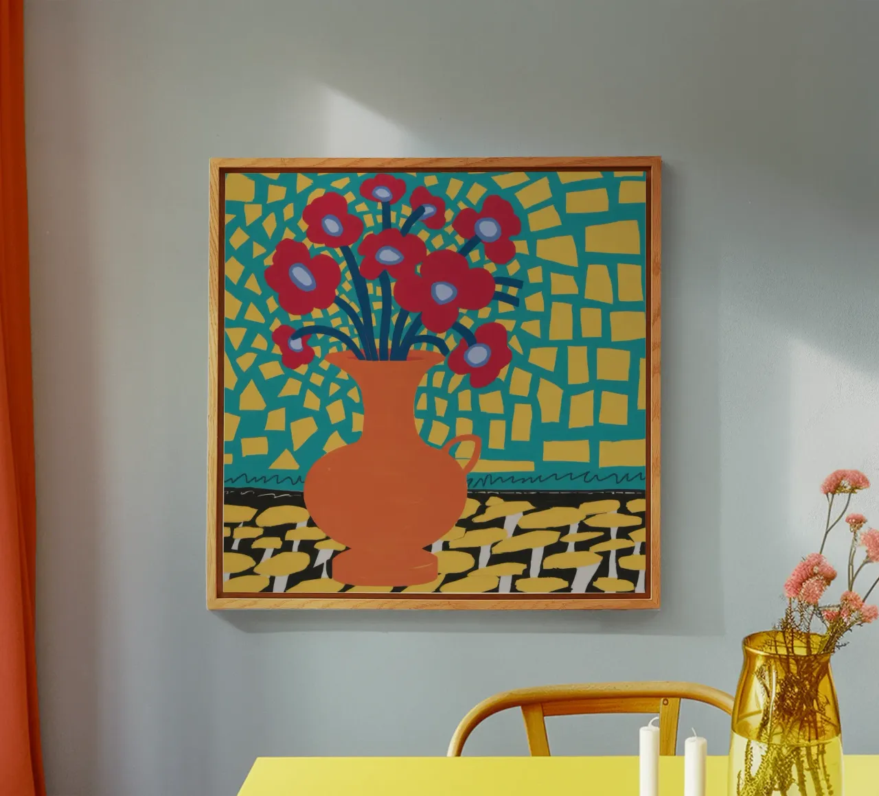 Papavero Patchwork Joy plexiglass da Arcane Lines