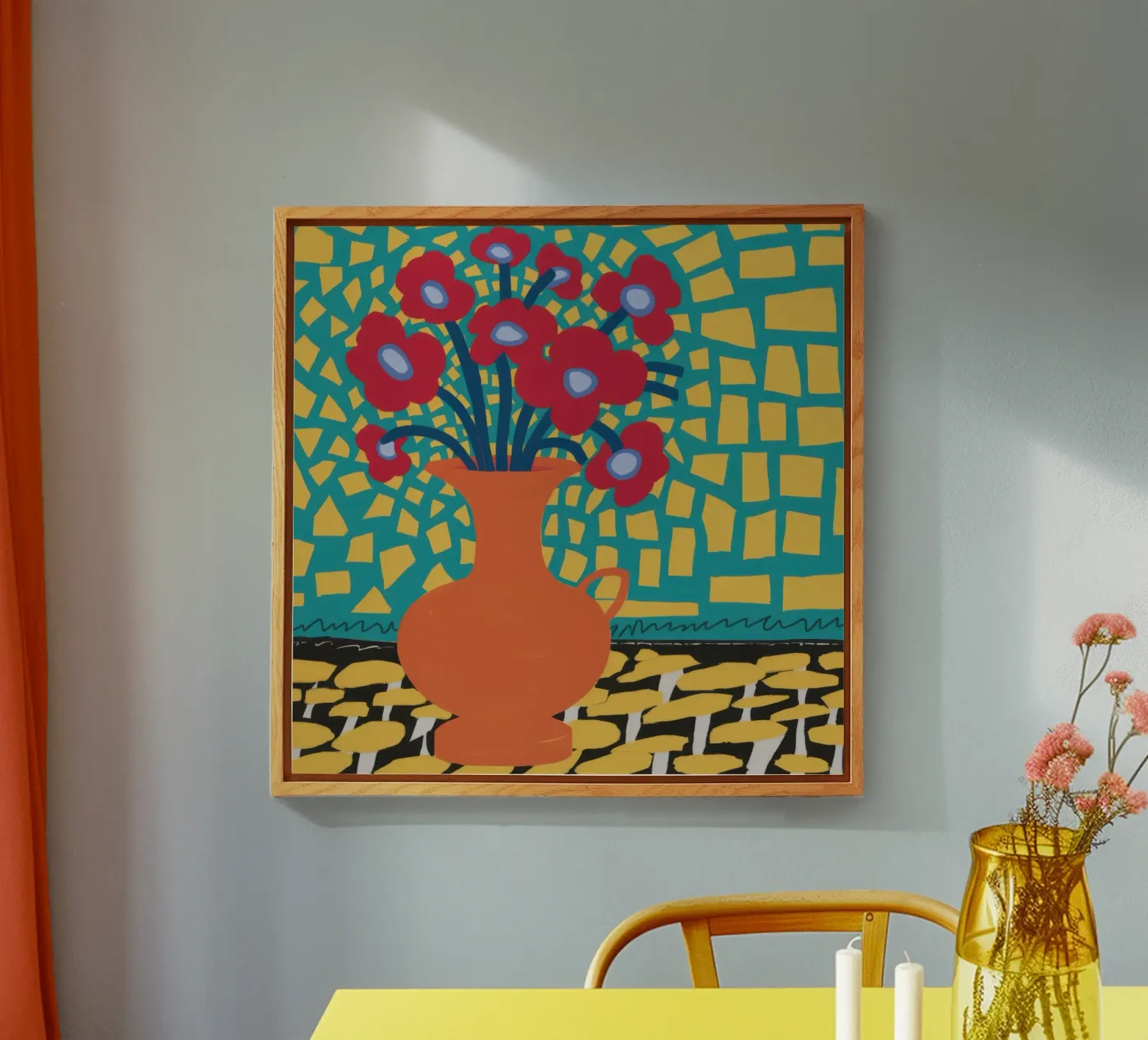 Papavero Patchwork Joy plexiglass da Arcane Lines