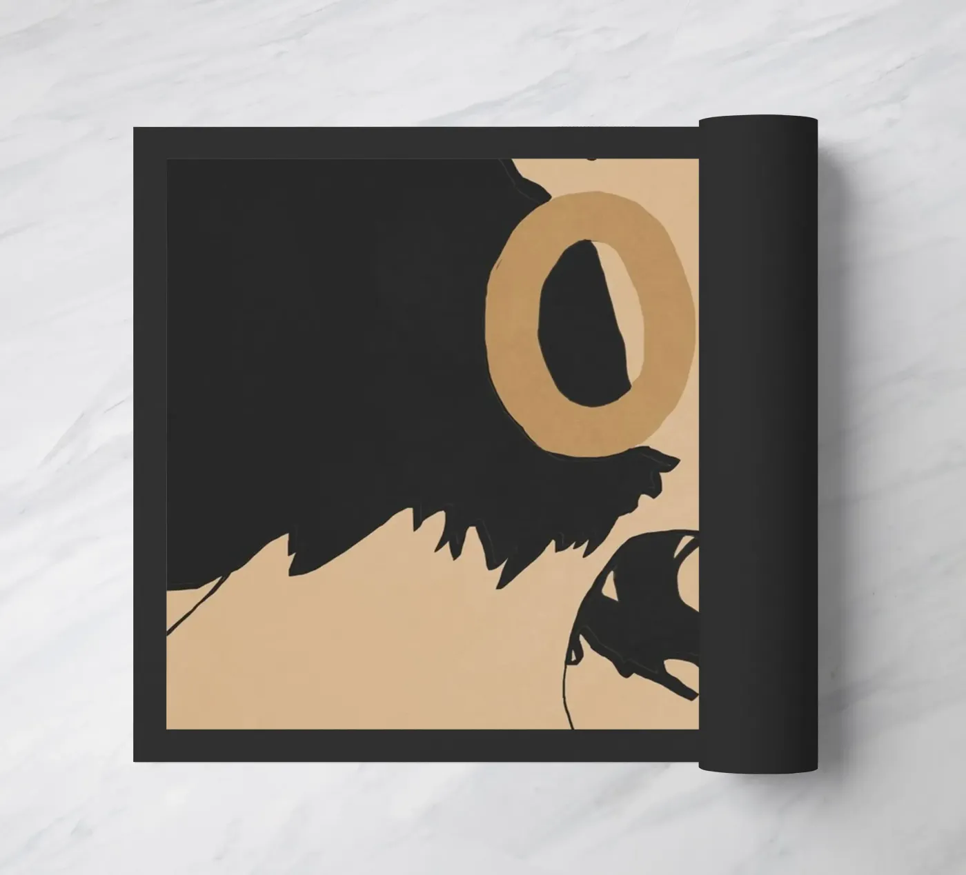 Vorm van haar deurmat van LeaDArt