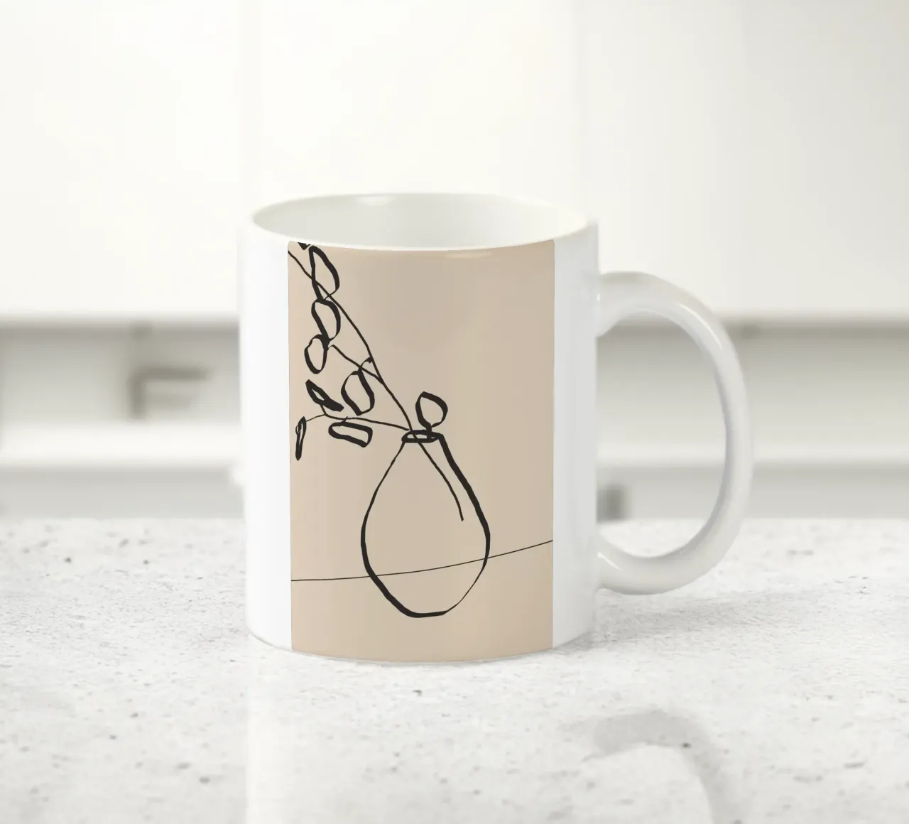 Linea di vasi tazza in ceramica da LeaDArt