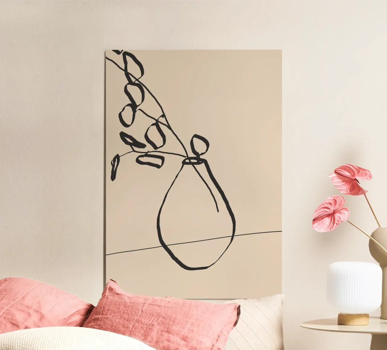Linea di vasi poster con telaio in plastica da LeaDArt