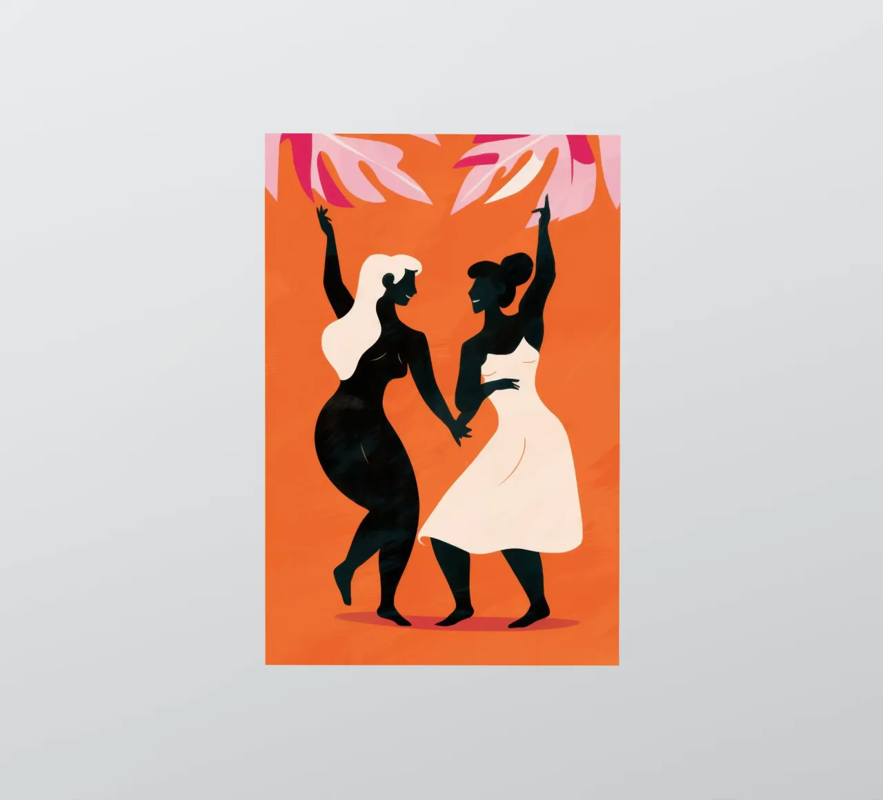 Dancing Silhouette Joy sticker by Lune Dreams