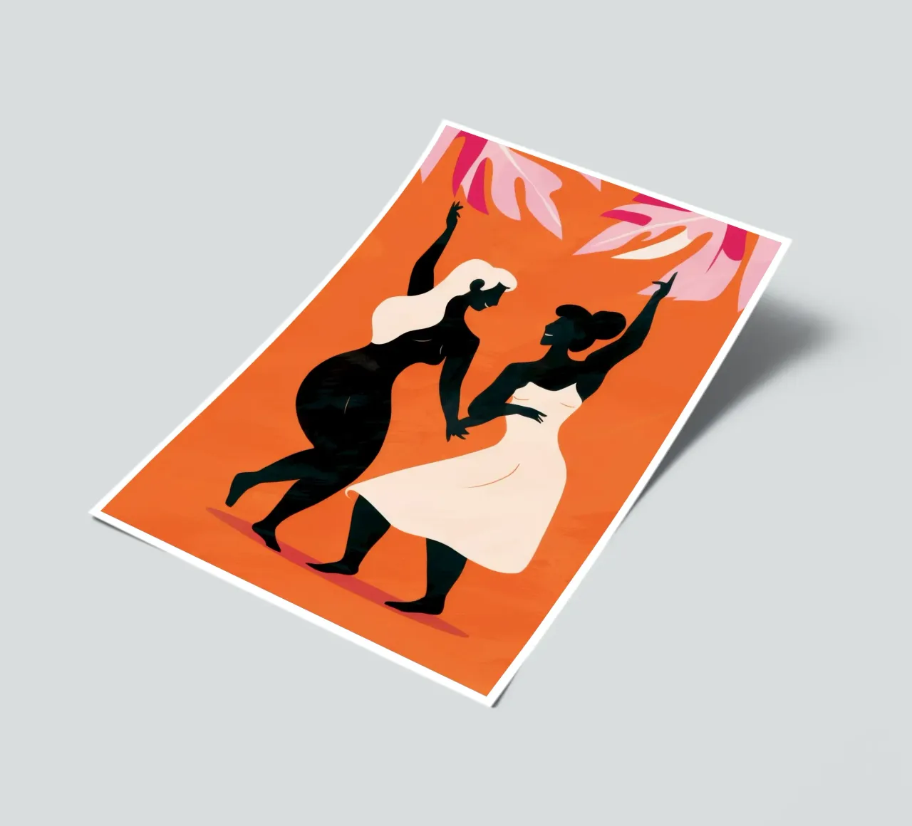 Dancing Silhouette Joy sticker sheet by Lune Dreams