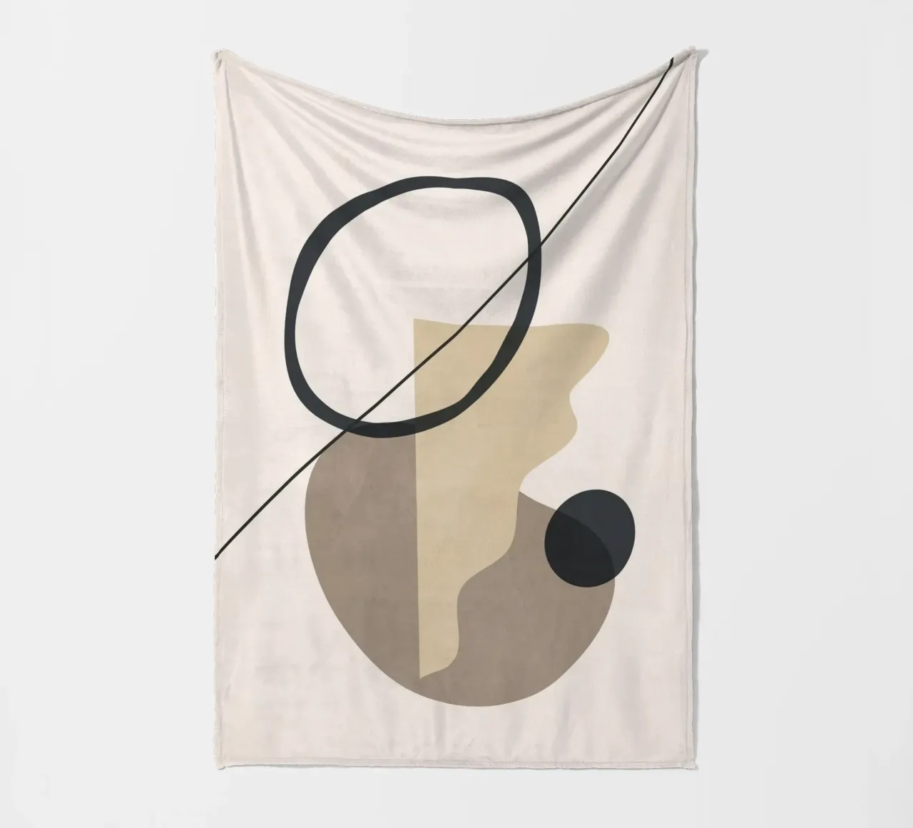 Silenzio composto coperta in pile da LeaDArt