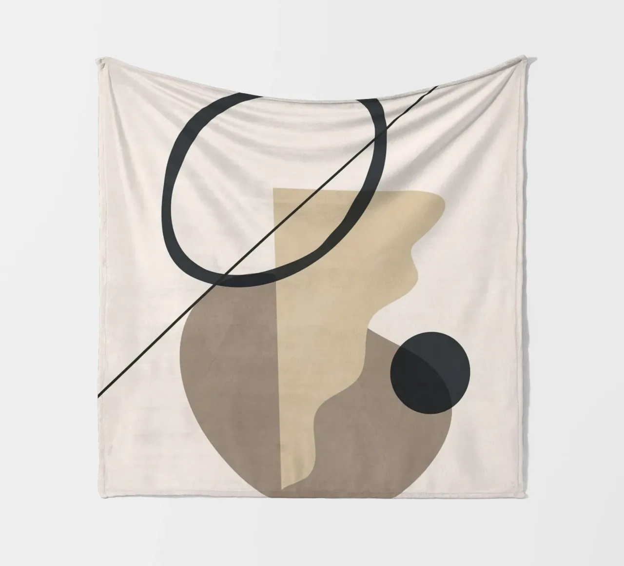 Silenzio composto coperta in pile da LeaDArt