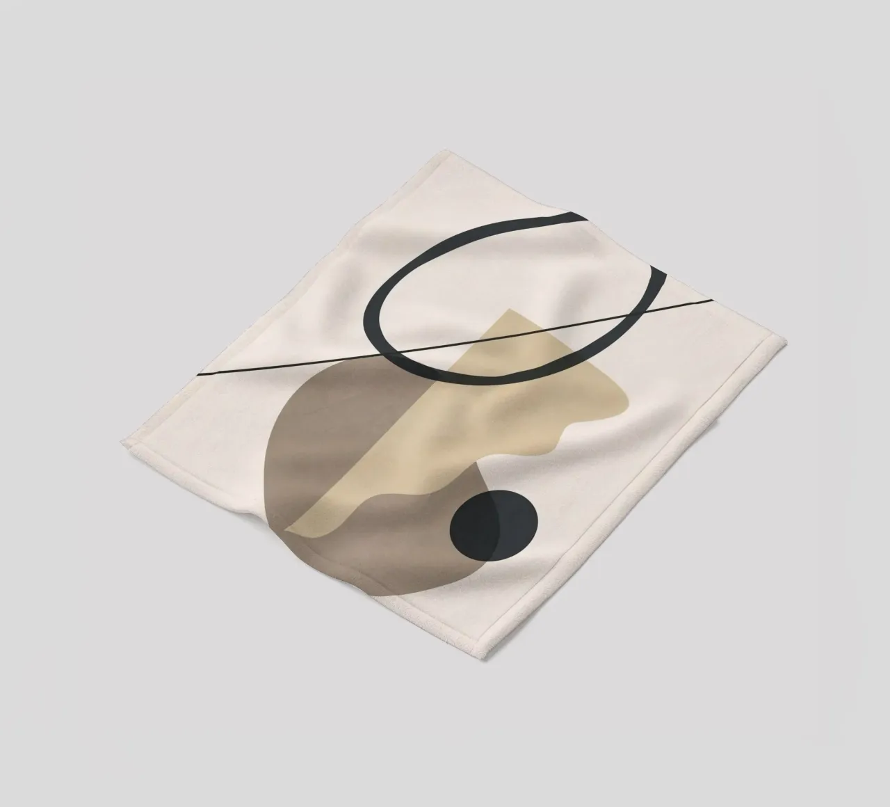 Silenzio composto coperta in pile da LeaDArt