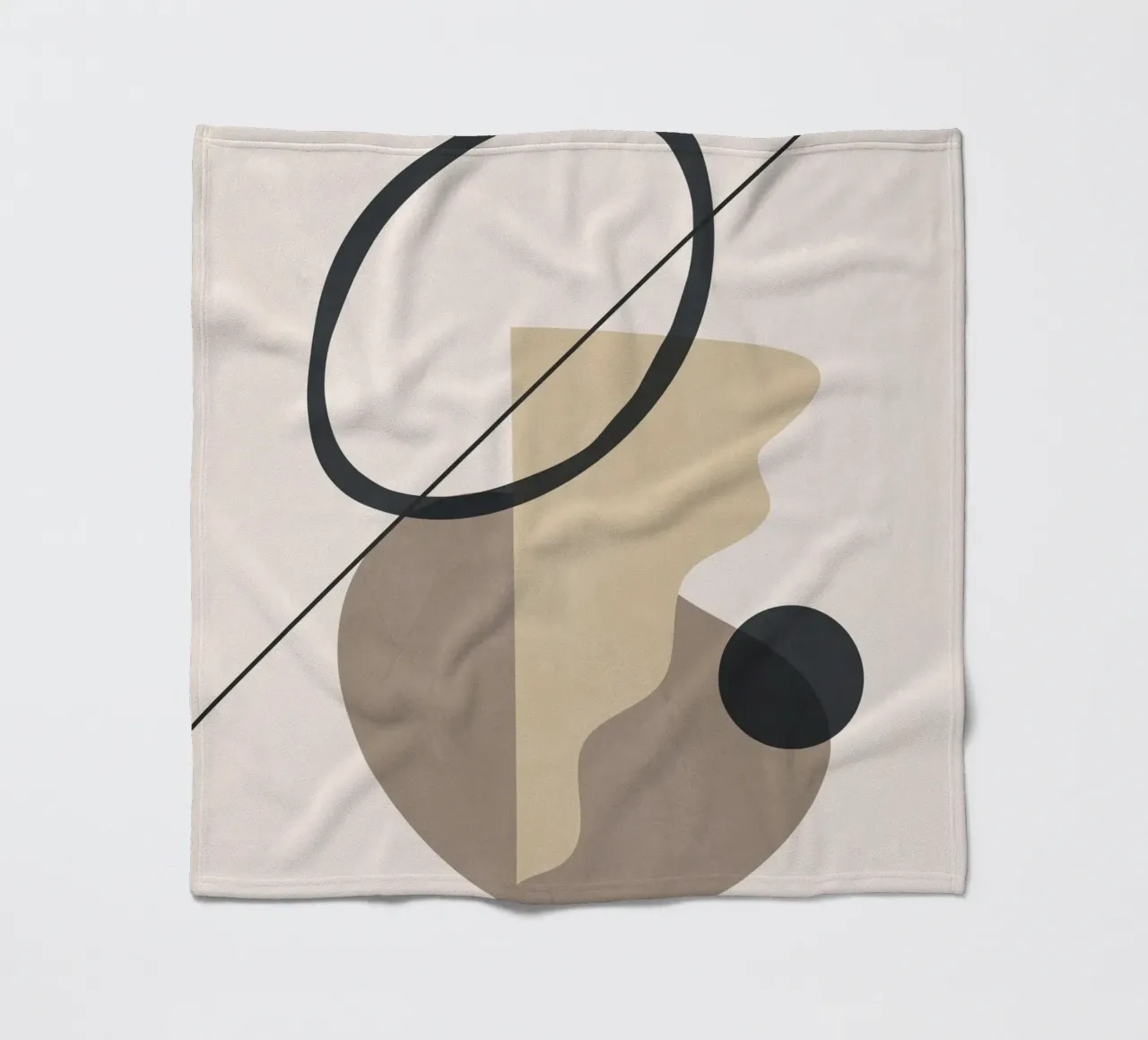 Silenzio composto coperta in pile da LeaDArt
