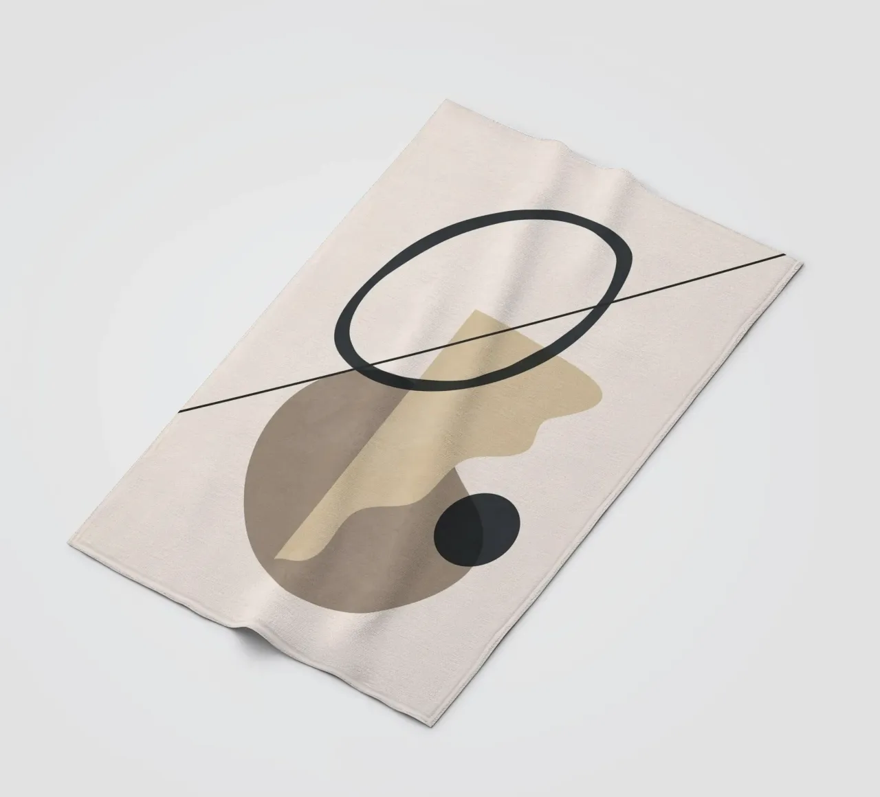 Silenzio composto coperta in pile da LeaDArt