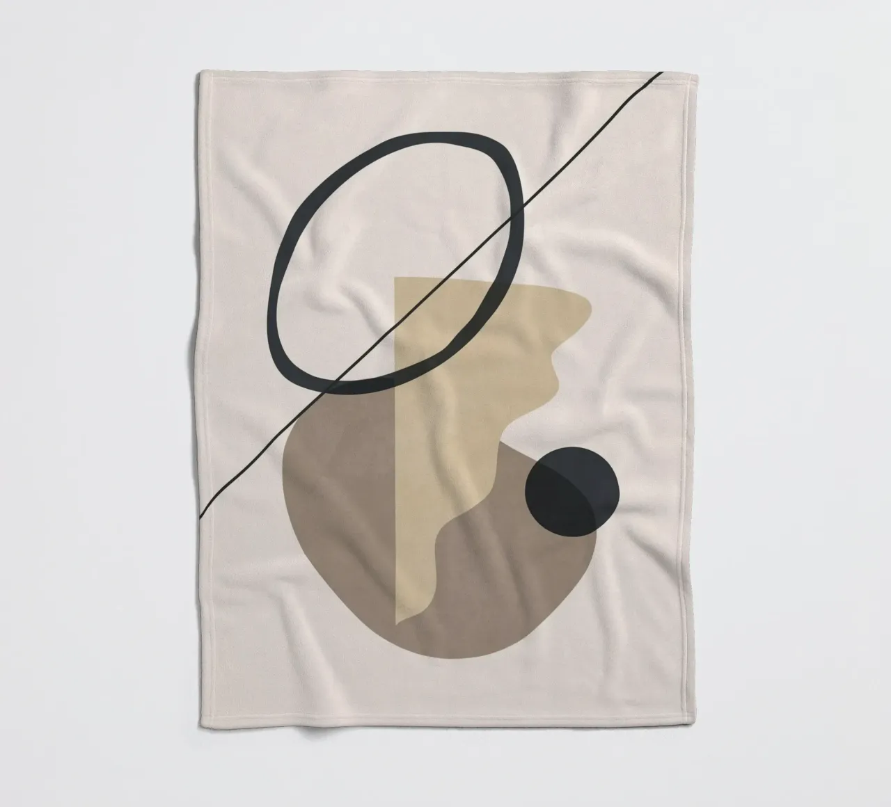 Silenzio composto coperta in pile da LeaDArt