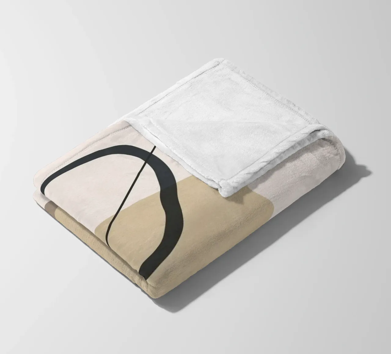 Silenzio composto coperta in pile da LeaDArt