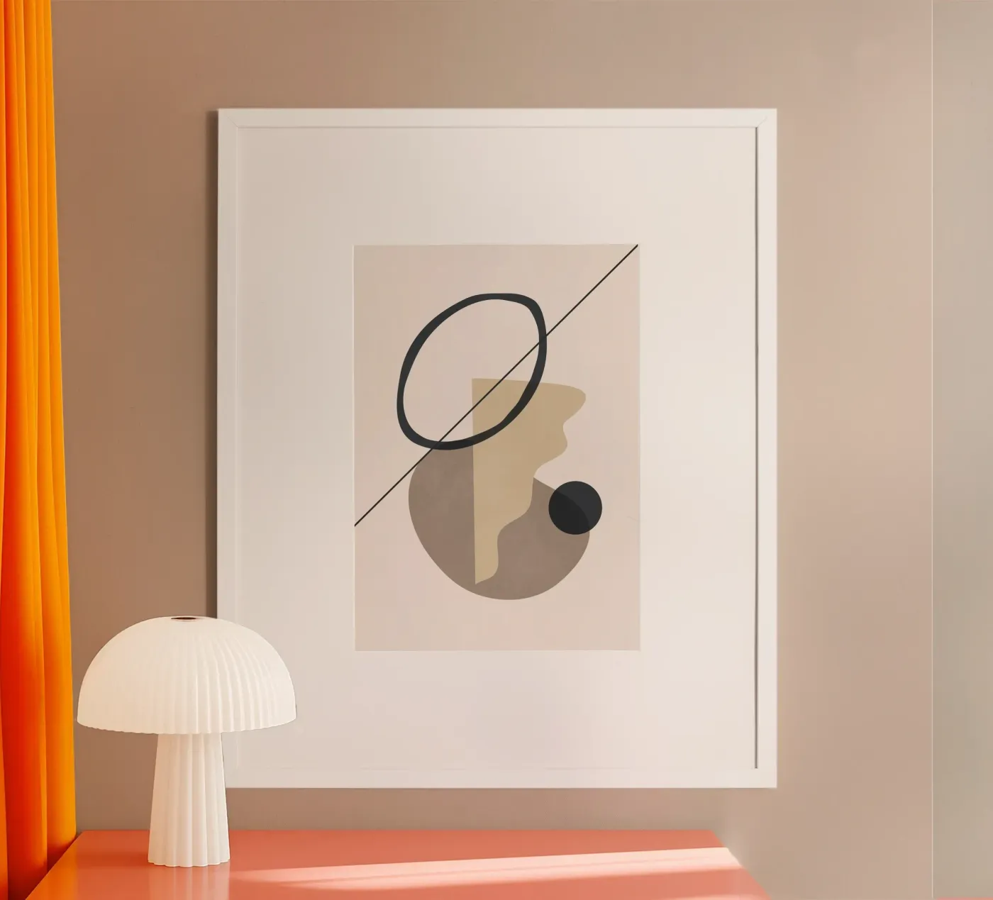 Gecomponeerde stilte poster van LeaDArt