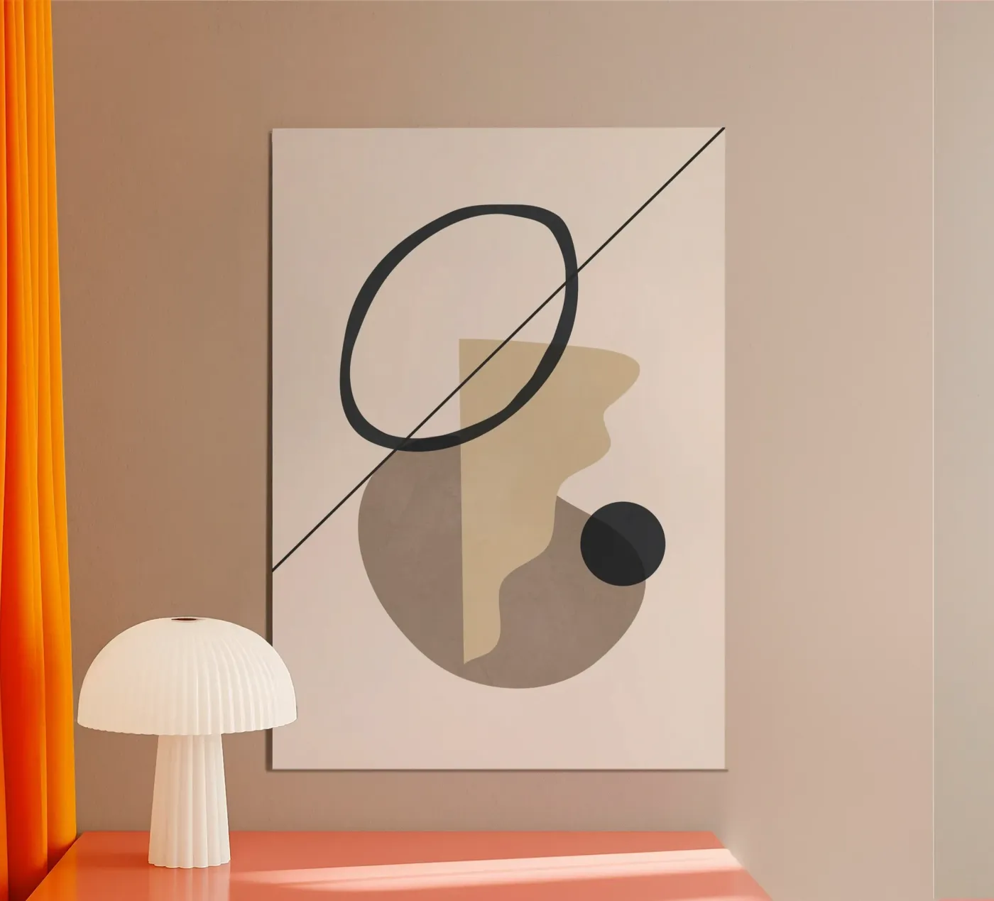 Gecomponeerde stilte poster van LeaDArt