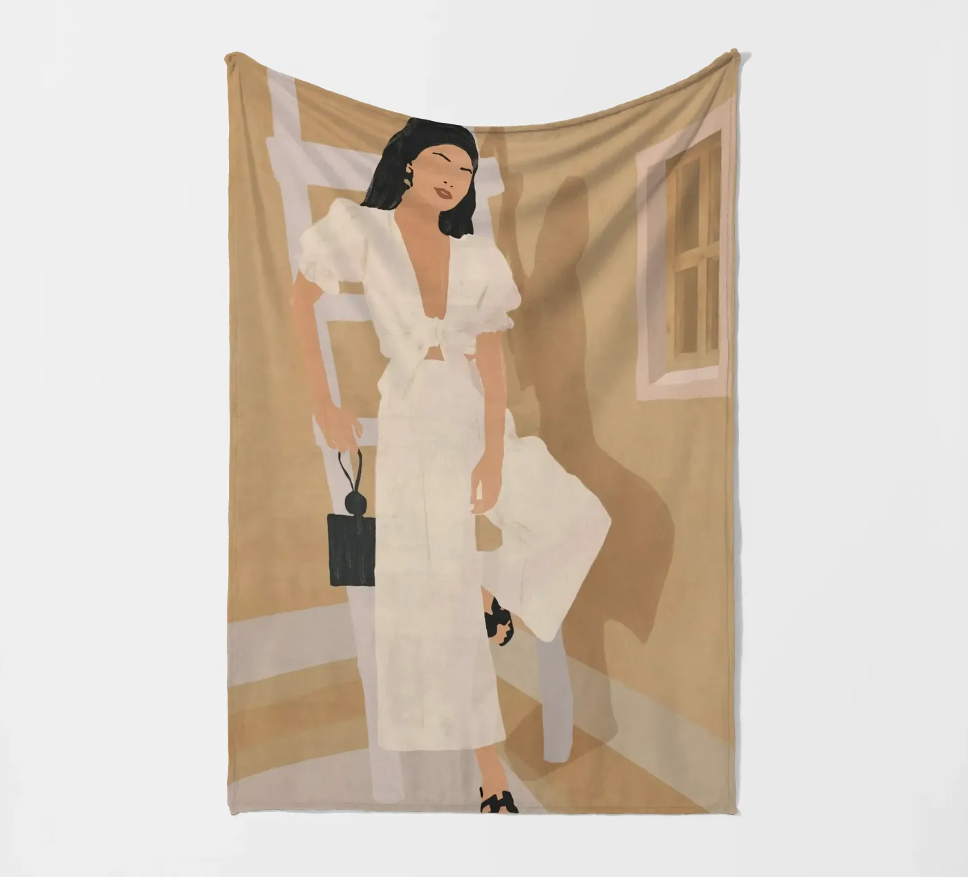 Sunlit Ease Fleecedecke von LeaDArt