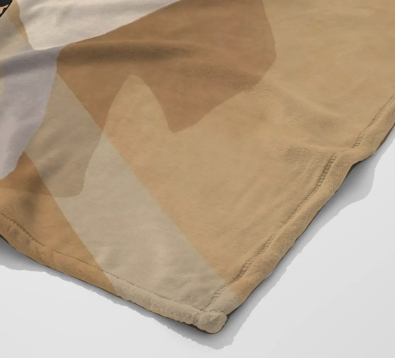 Sunlit Ease fleece blanket by LeaDArt