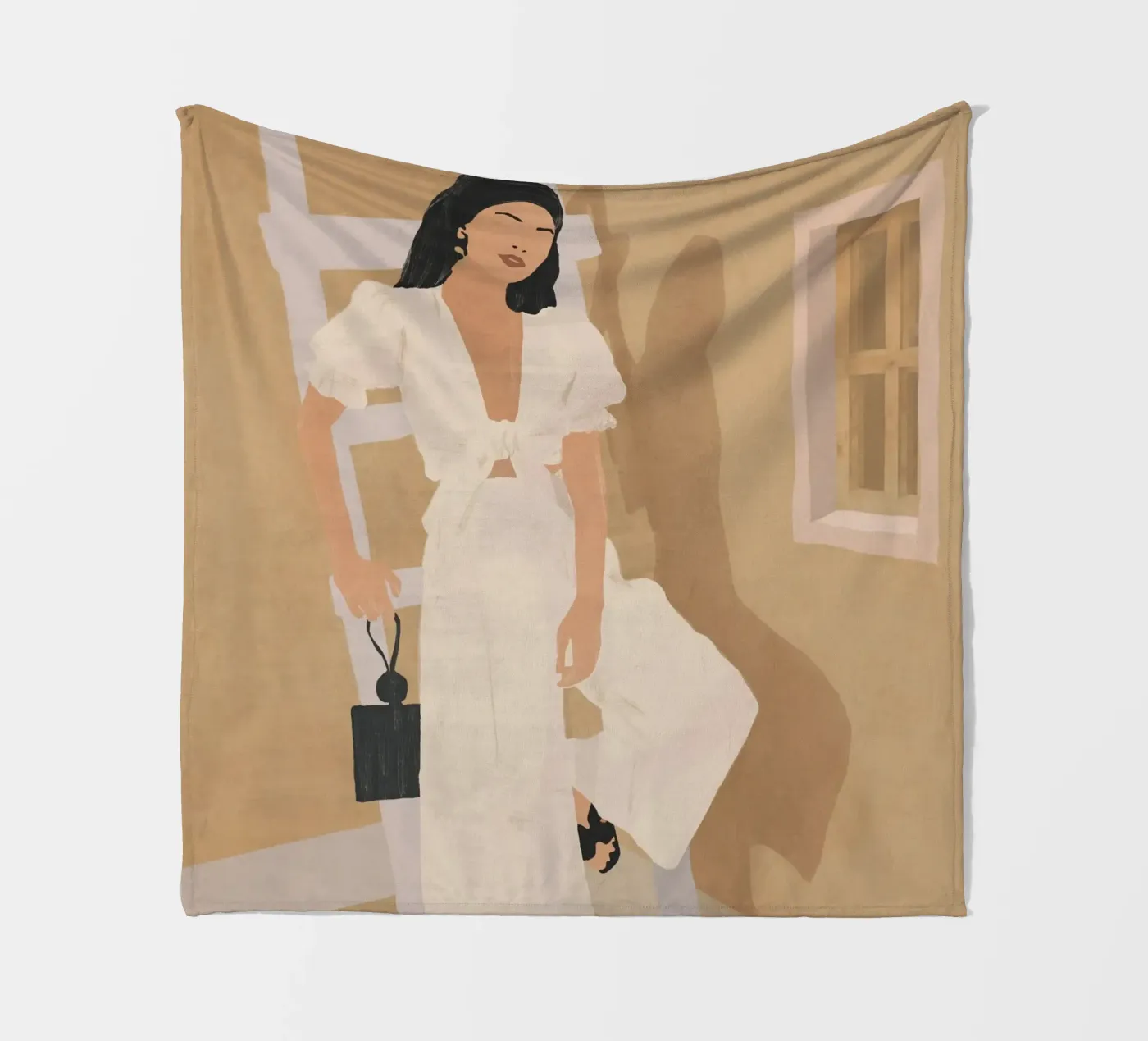 Sunlit Ease Fleecedecke von LeaDArt